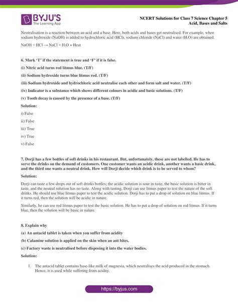 what are indicators class 7 ncert solutions