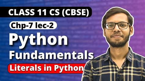what are literals in python class 11