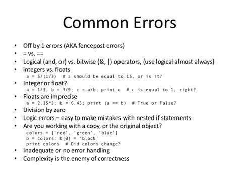 what are logic errors in computer science