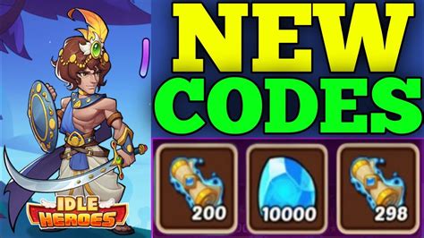 what are some codes for idle heroes