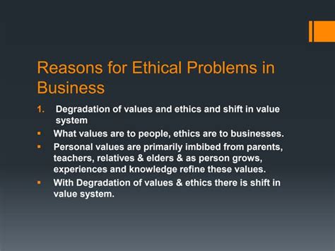 what are some ethical problems in business