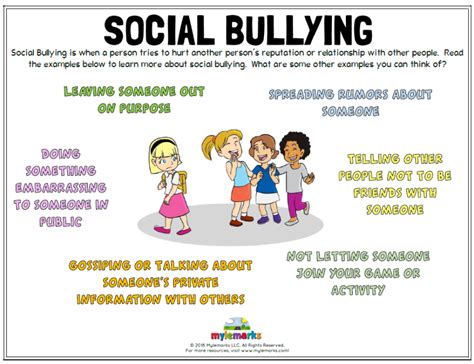 what are some example of bullying