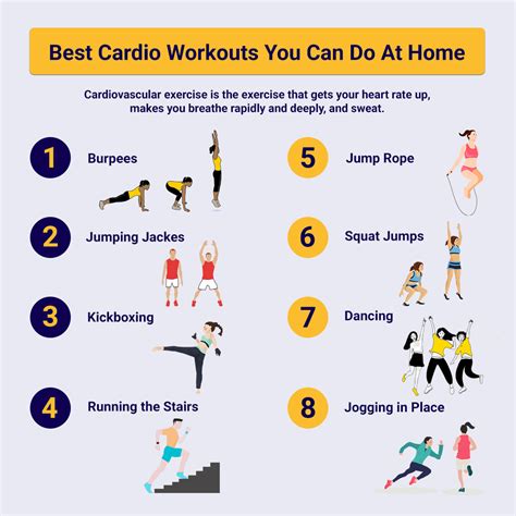 what are some examples of cardio exercises