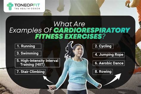 what are some examples of cardiorespiratory exercise