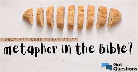 what are some examples of metaphors in the bible