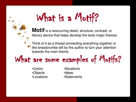 what are some examples of motif