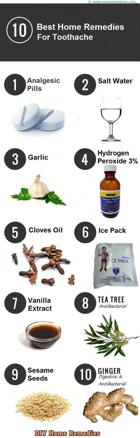 what are some home remedies for a toothache