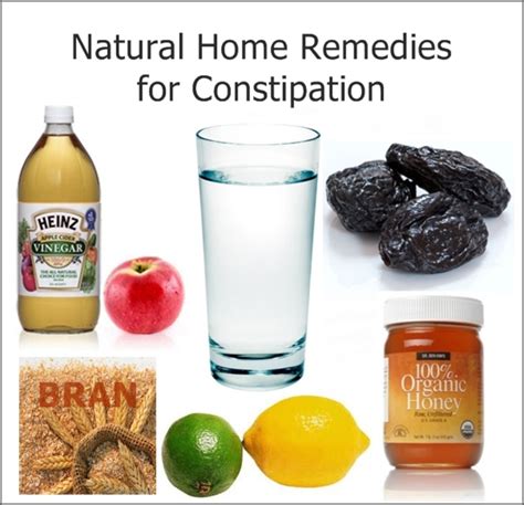 what are some home remedies for constipation