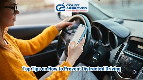 what are some techniques drivers can use to prevent distractions before driving begins