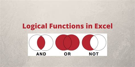 what are the 10 logical functions in excel