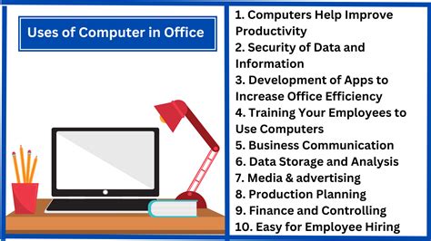 what are the 10 uses of computer software