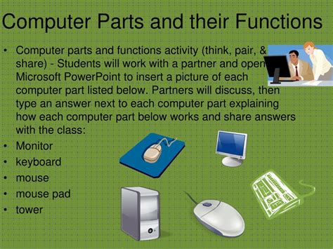 what are the 3 main parts of a computer and their functions