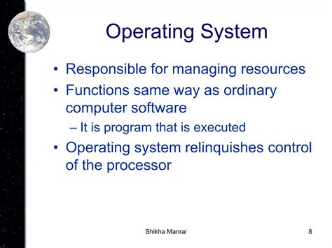 what are the basic elements of operating system
