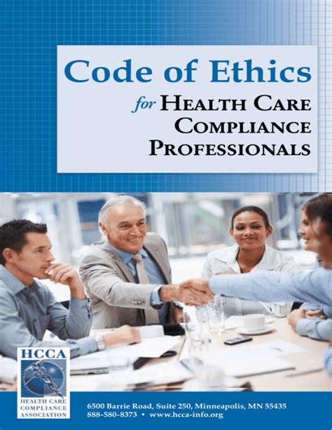 what are the code of ethics in healthcare
