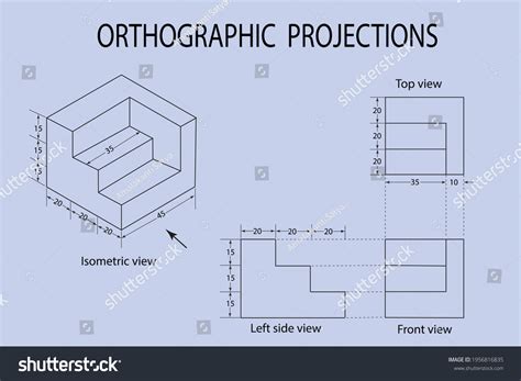 what are the components of orthographic projection