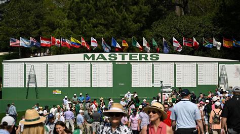 what are the cut rules for the masters