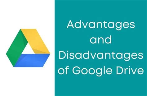 what are the disadvantages of using google drive