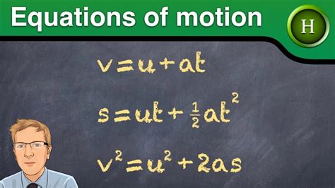 what are the equation of motion in physics