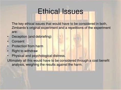 what are the ethical implications of the stanford prison experiment