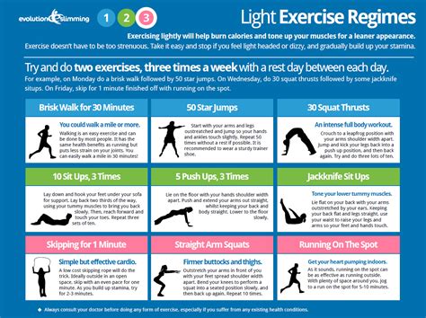 what are the examples of light exercises