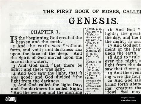 what are the first two things that god created in genesis chapter 1