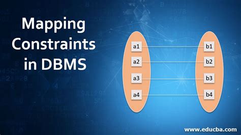 what are the mapping constraints in dbms