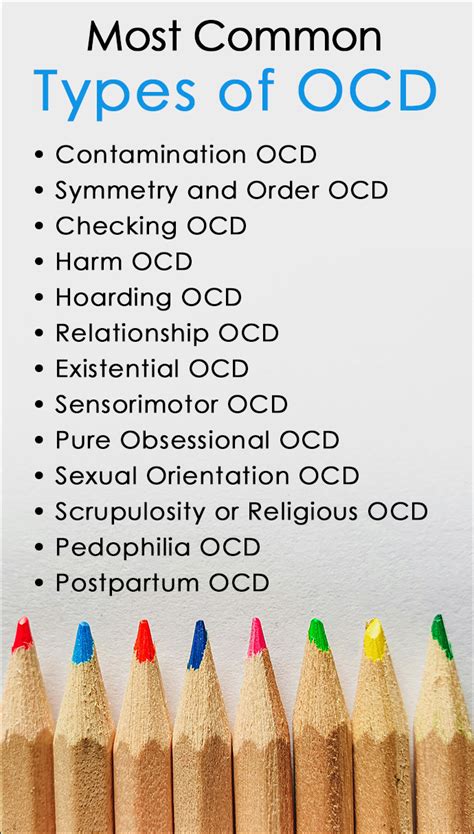 what are the most common ocd thoughts