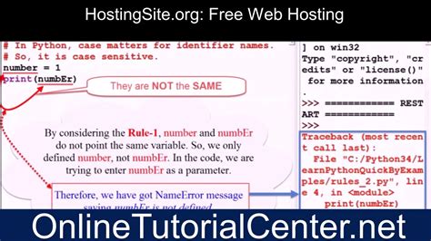 what are the naming rules in python programming
