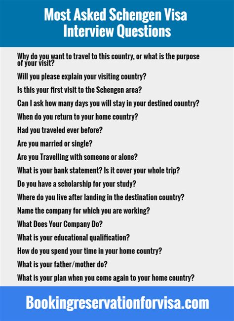 what are the questions asked in interview for us visa