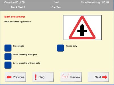 what are the questions on a theory test