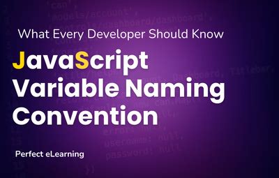 what are the variable naming conventions in javascript
