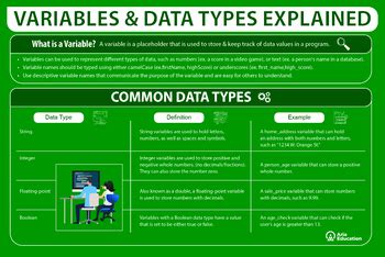 what are variable types in computer science