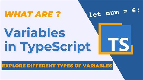 what are variables in typescript