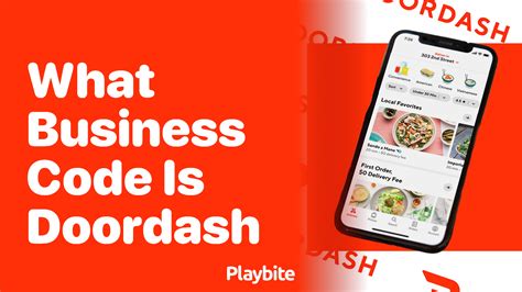 what business code to use for doordash