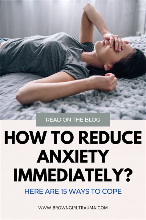 what can help anxiety immediately