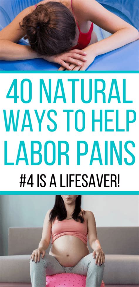what can i do to reduce labor pains