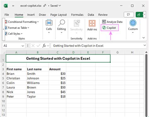 what can microsoft copilot do in excel