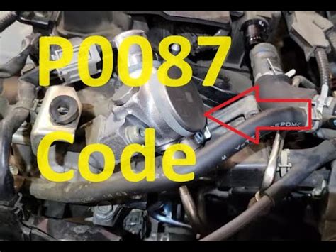 what causes a p0087 code