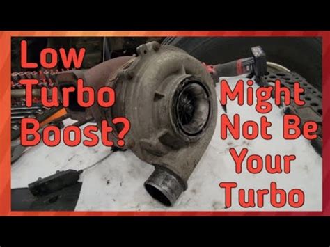 what causes a turbo to have low boost