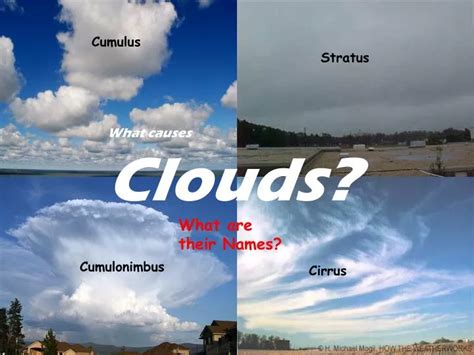 what causes clouds to form in rows