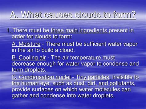 what causes cumulus clouds to form