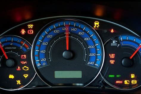 what causes dashboard lights to come on while driving