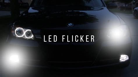 what causes headlights to flicker on and off