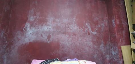 what causes patches on painted walls