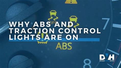 what causes the abs and traction control light to come on