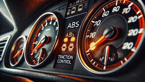 what causes the abs and traction control light to come on at the same time