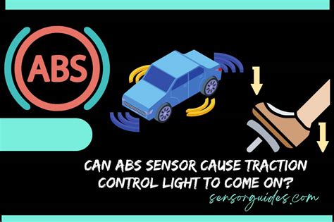 what causes the abs sensor light to come on