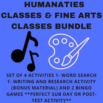 what classes are humanities and fine arts