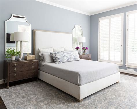 what color goes best with gray in a bedroom
