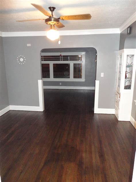 what color goes with dark grey floors
